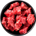 diced beef