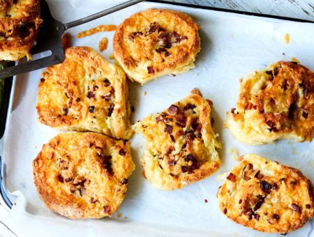 Cheese and Bacon Scrolls