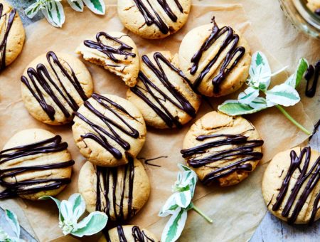 Peanut Butter and Chocolate Biscuits