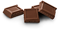 Milk chocolate (up to 4 squares)
