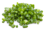 Green part of leek or spring onion