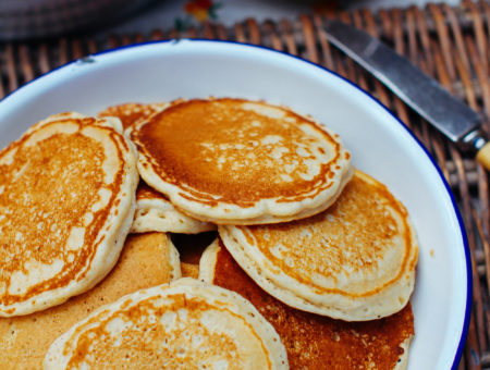Pikelets with Berries