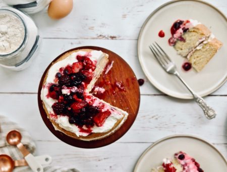 Mixed Berry Sponge