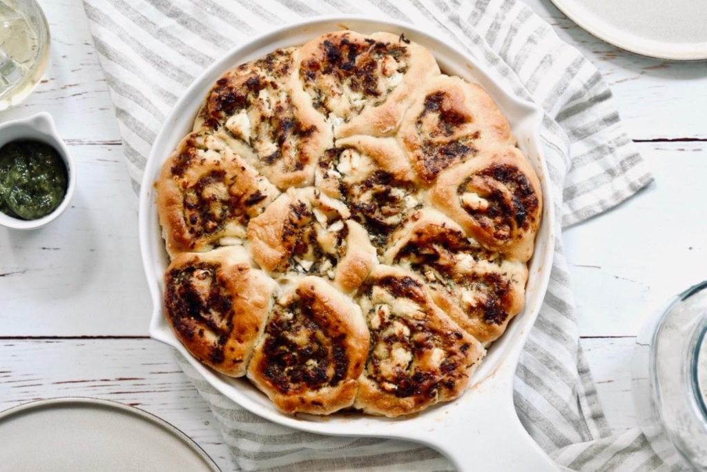 Pesto Feta Scrolls | Lofo Pantry