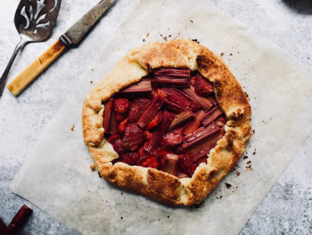 Strawberry & Rhubarb Galette